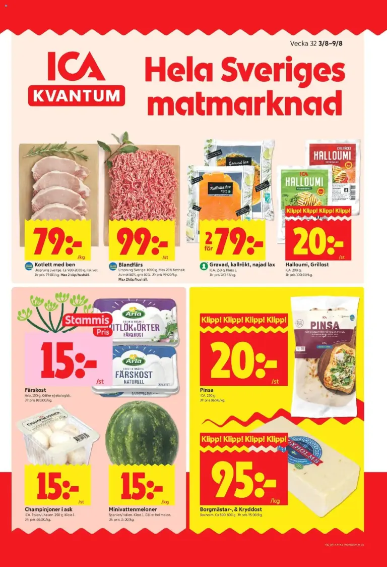 ICA Kvantum erbjudanden