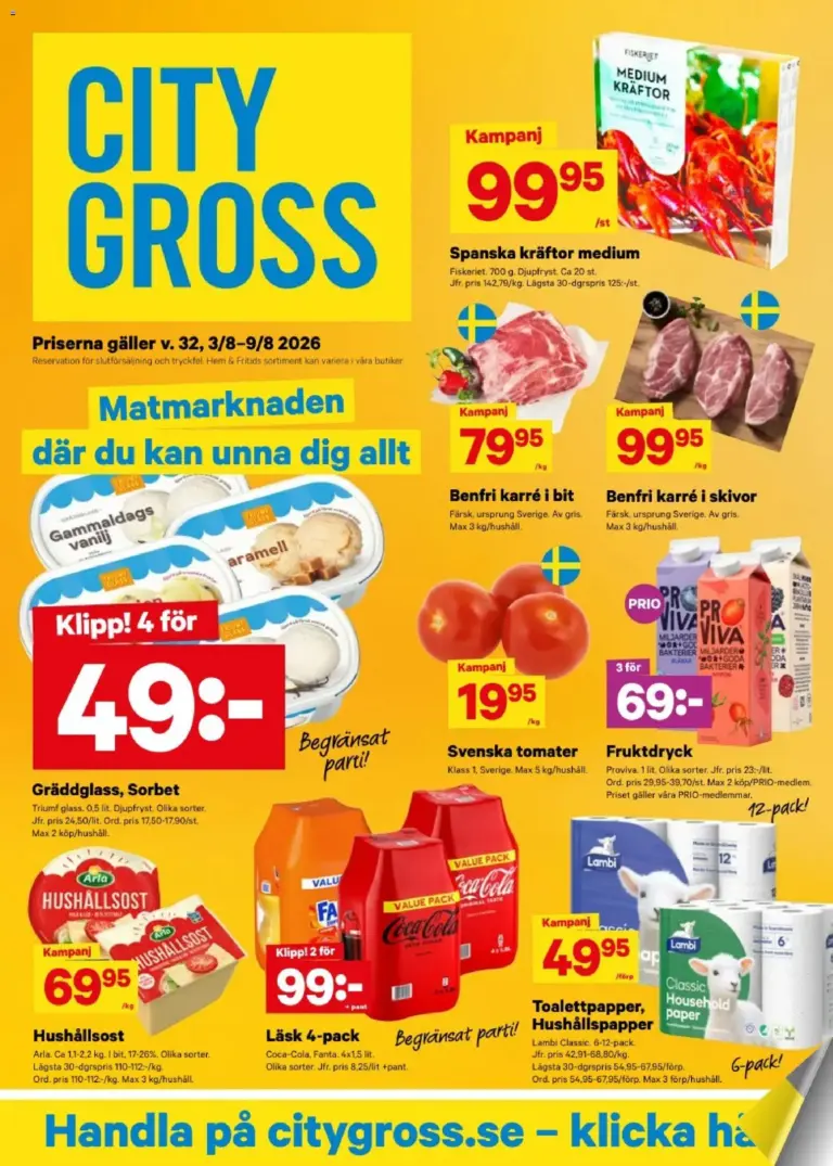 City Gross erbjudanden