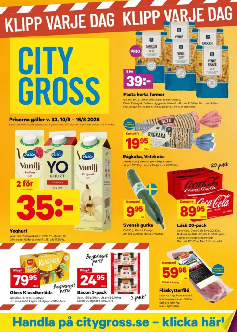 City Gross erbjudanden 10/08/2026 - 16/08/2026