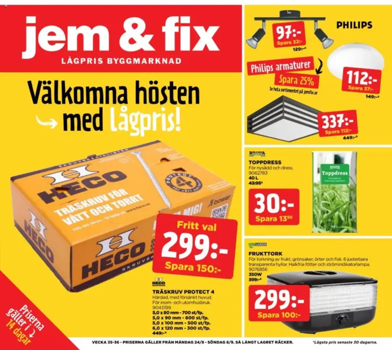Jem & Fix - erbjudanden 24/08/2026 - 06/09/2026
