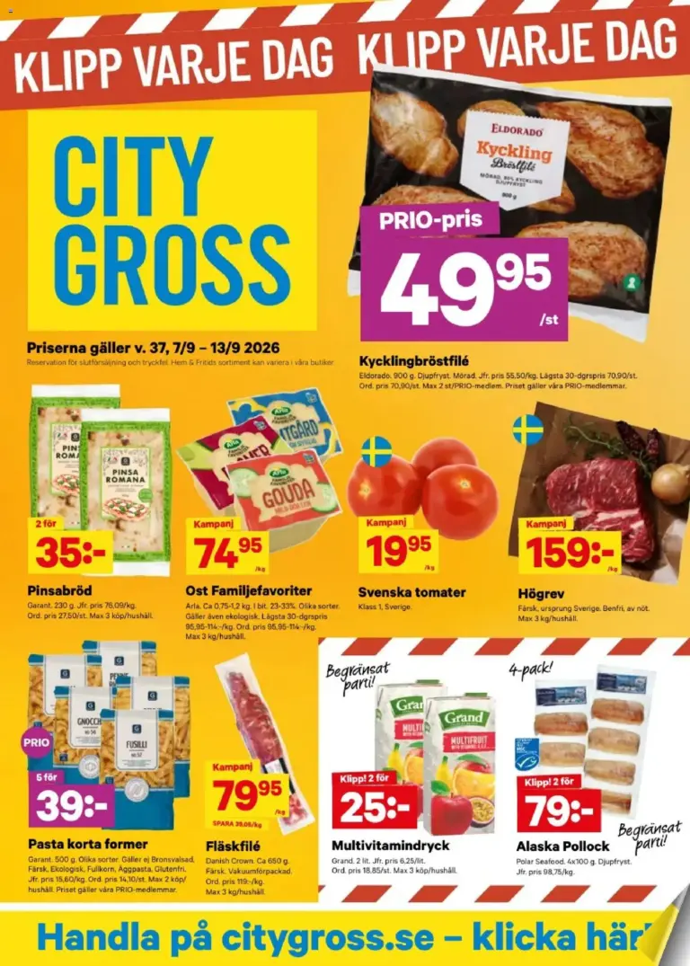 City Gross erbjudanden 07/09/2026 - 13/09/2026