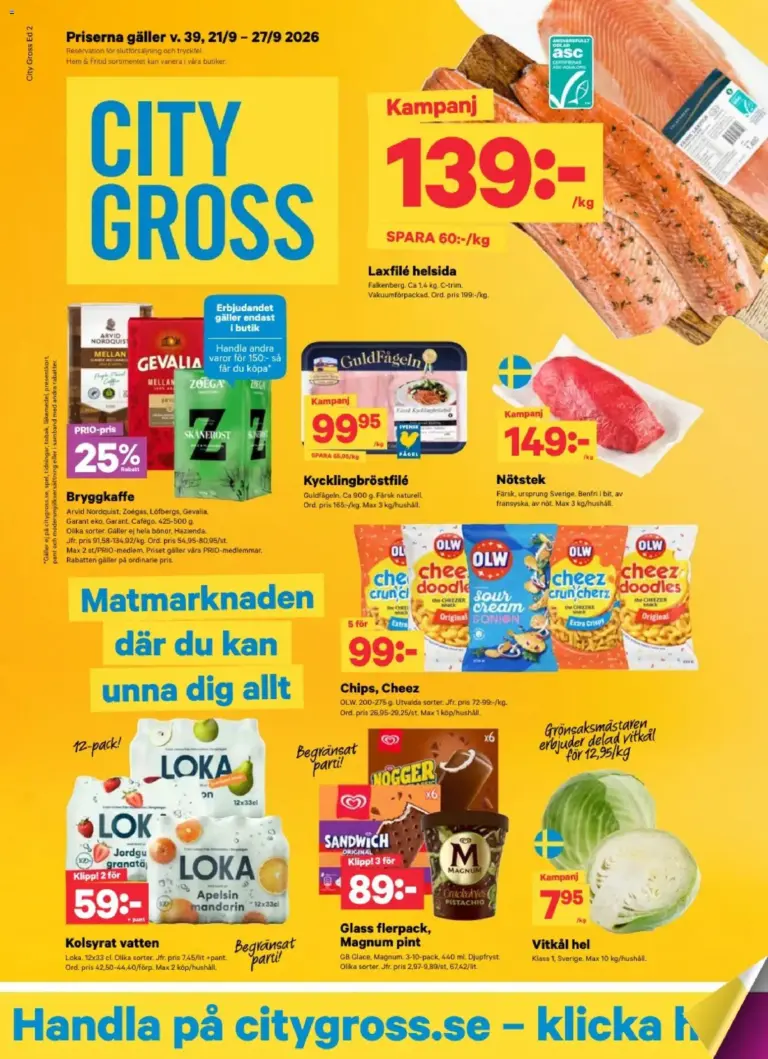 City Gross erbjudanden 19/09/2026 - 27/09/2026
