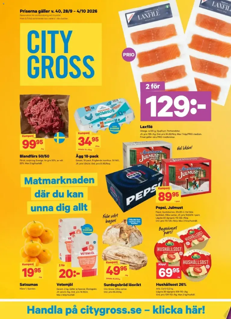 City Gross erbjudanden 28/09/2026 - 04/10/2026