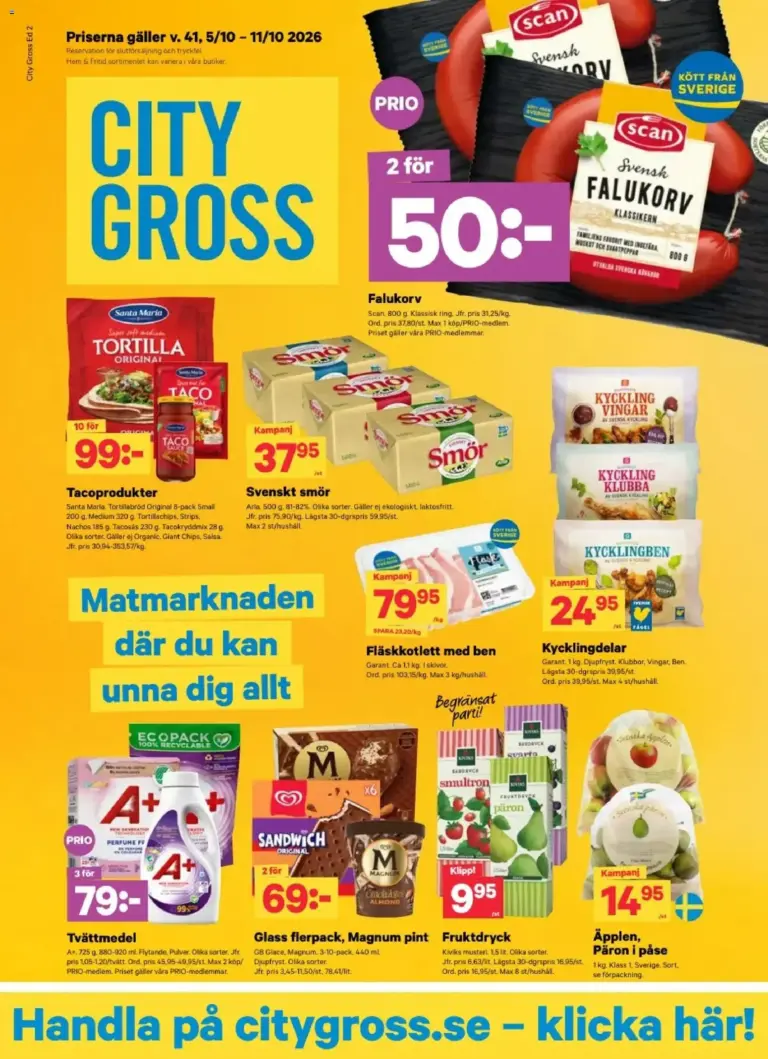 City Gross erbjudanden 05/10/2026 - 11/10/2026